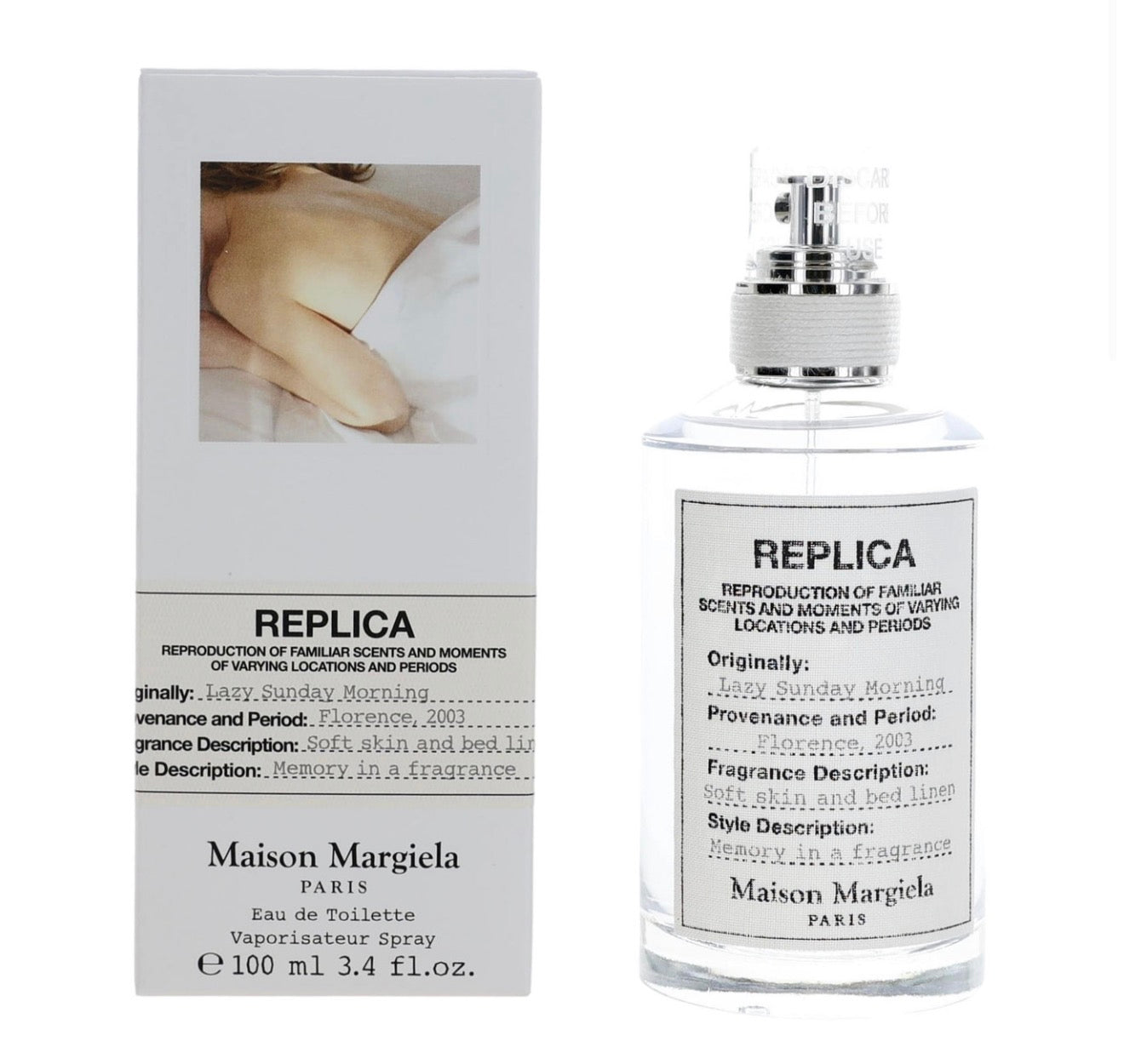 Maison Margiela Lazy Sunday Morning EDT fragrance bottle