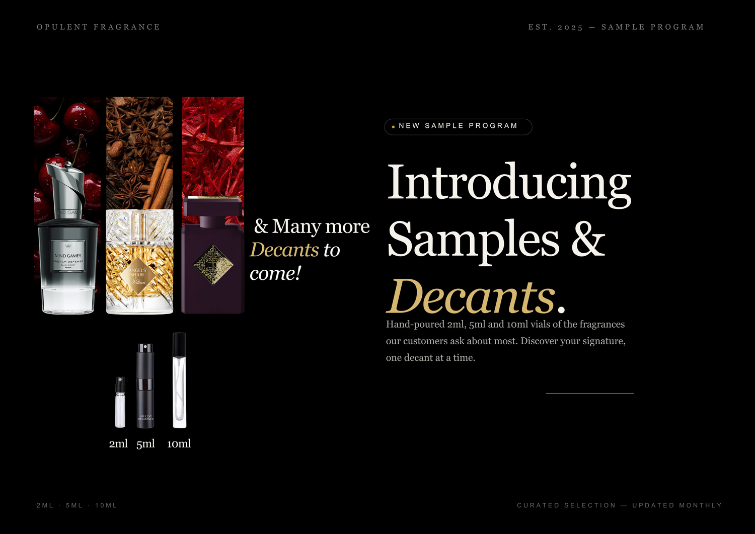 Decants & Samples