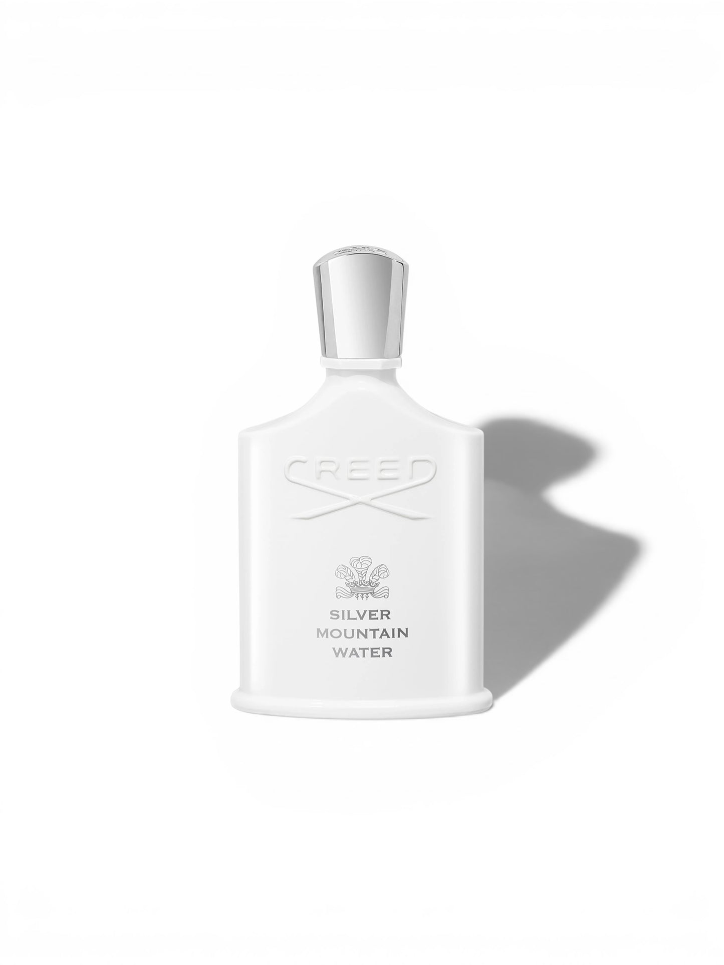 Creed Silver Mountain Water eau de toilette bottle on a white background